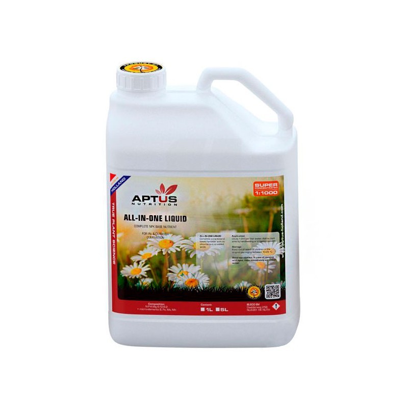 All-in-One Liquid: Fertilizante líquido sencillo y efectivo